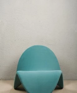 The Golden Triangle India Jace Lounger - Blue Furniture