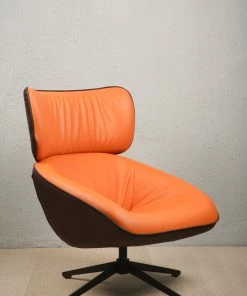 The Golden Triangle India Furniture Tuscan Swivel Accent Chair