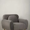 The Golden Triangle India Kenneth Accent Chair - Grey