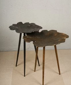 The-Golden-Triangle-India Furniture Iris Flower Nesting Side Table