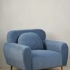 The Golden Triangle India Kenneth Accent Chair - Blue