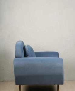 The Golden Triangle India Kenneth Accent Chair - Blue