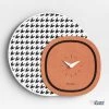 The Golden Triangle India Dulce Wall Clock - Orange