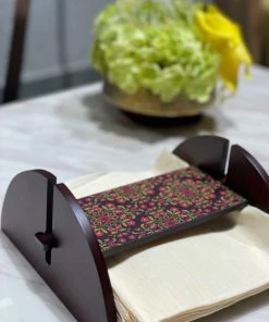 The-Golden-Triangle-India Tableware Floral Ornament Tissue Holder