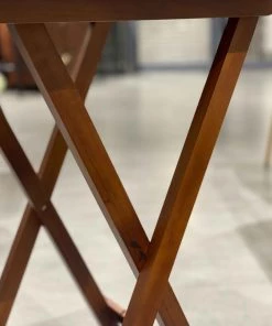 The-Golden-Triangle-India Flourish Tile Wooden Foldable Table Tableware