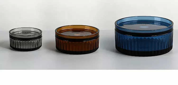 The-Golden-Triangle-India Vases Zien | Blue Glass Nut Bowl With A Lid - Large 7 The-Golden-Triangle-India Vases Zien | Blue Glass Nut Bowl With A Lid - Large
