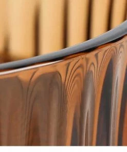 The-Golden-Triangle-India Zien | Brown Glass Nut Bowl With A Lid - Medium