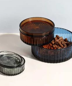 The-Golden-Triangle-India Vases Zien | Blue Glass Nut Bowl With A Lid - Large 13 The-Golden-Triangle-India Vases Zien | Blue Glass Nut Bowl With A Lid - Large