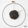 The Golden Triangle India Orion Wall Clock - Black
