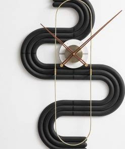 The Golden Triangle India Viola Wall Clock - Black 8 The Golden Triangle India Viola Wall Clock - Black