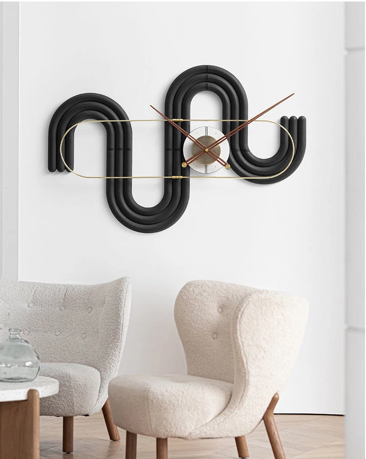 The Golden Triangle India Viola Wall Clock - Black 4 The Golden Triangle India Viola Wall Clock - Black