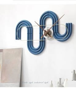 The Golden Triangle India Estella Collection Viola Wall Clock - Blue 9 The Golden Triangle India Estella Collection Viola Wall Clock - Blue