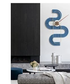 The Golden Triangle India Estella Collection Viola Wall Clock - Blue 11 The Golden Triangle India Estella Collection Viola Wall Clock - Blue