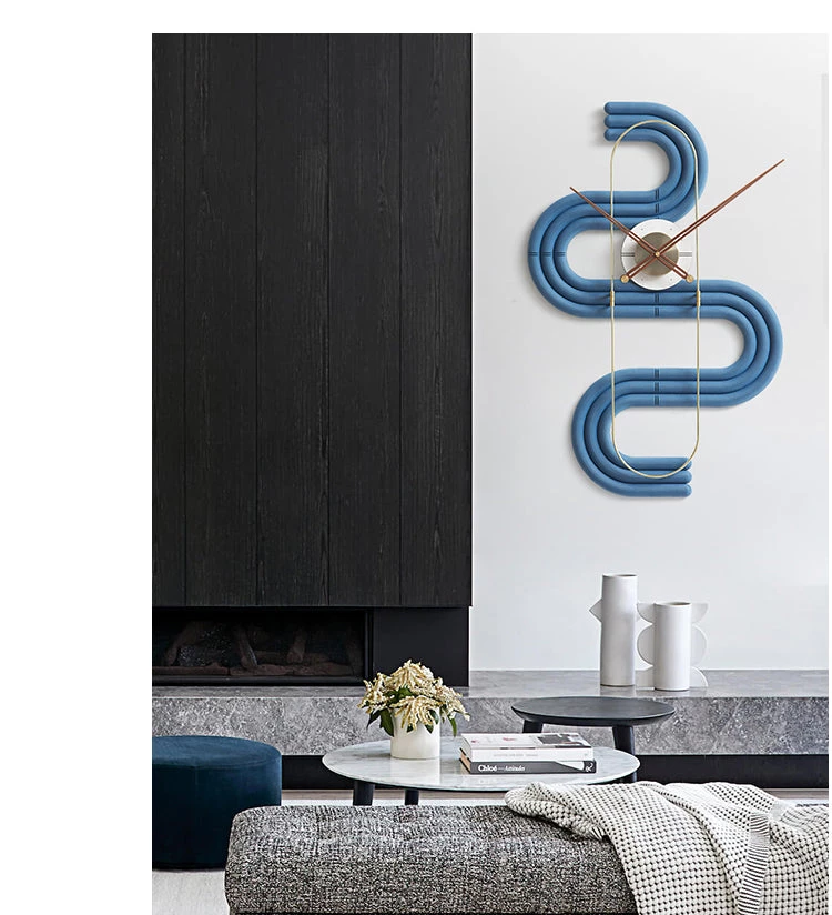 The Golden Triangle India Estella Collection Viola Wall Clock - Blue 7 The Golden Triangle India Estella Collection Viola Wall Clock - Blue