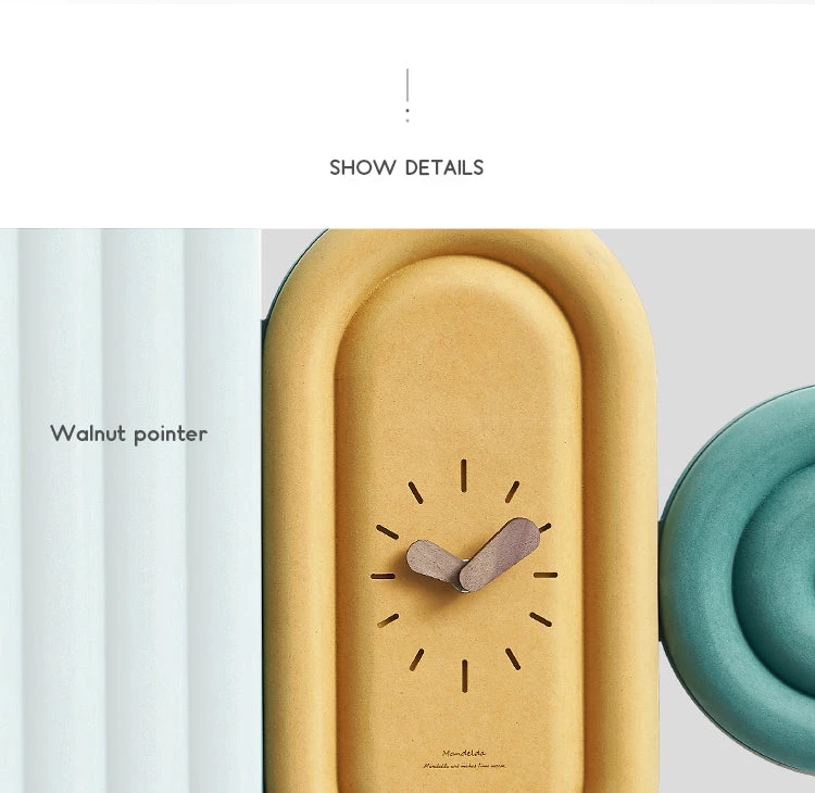 The Golden Triangle India Ciel Wall Clock - Green & Yellow 5 The Golden Triangle India Ciel Wall Clock - Green & Yellow