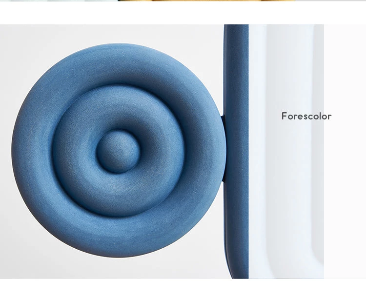 The Golden Triangle India Ciel Wall Clock - Blue & Gray Estella Collection 5 The Golden Triangle India Ciel Wall Clock - Blue & Gray Estella Collection