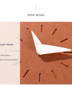 The Golden Triangle India Dulce Wall Clock - Orange