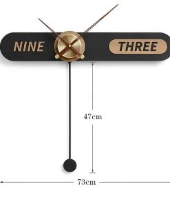 The Golden Triangle India Zion Wall Clock Estella Collection