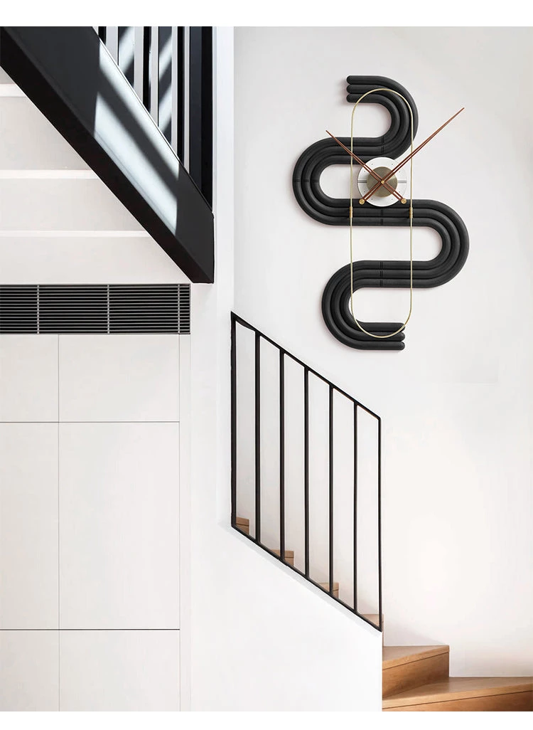 The Golden Triangle India Viola Wall Clock - Black 6 The Golden Triangle India Viola Wall Clock - Black