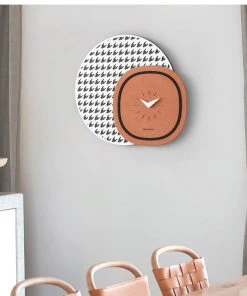 The Golden Triangle India Dulce Wall Clock - Orange