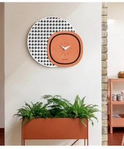 The Golden Triangle India Dulce Wall Clock - Orange