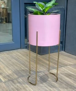 The-Golden-Triangle-India Planters Mori Blush Pink Pot Planter