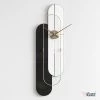 The Golden Triangle India Sage Wall Clock - Black