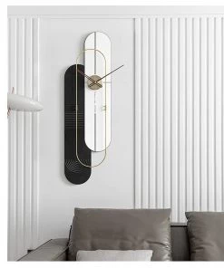 The Golden Triangle India Sage Wall Clock - Black