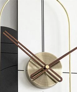 The Golden Triangle India Sage Wall Clock - Black