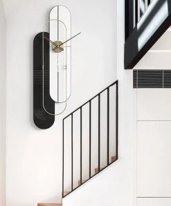 The Golden Triangle India Sage Wall Clock - Black