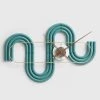 The Golden Triangle India Viola Wall Clock - Teal Green 2 The Golden Triangle India Viola Wall Clock - Teal Green