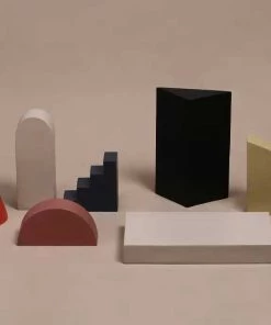 The-Golden-Triangle-India Artefacts Skala - Quadrant Curved Block - Beige