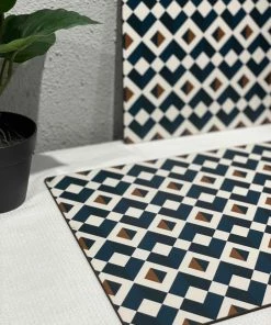 The-Golden-Triangle-India Tableware Seamless Geometric Placemats (Set Of 2)