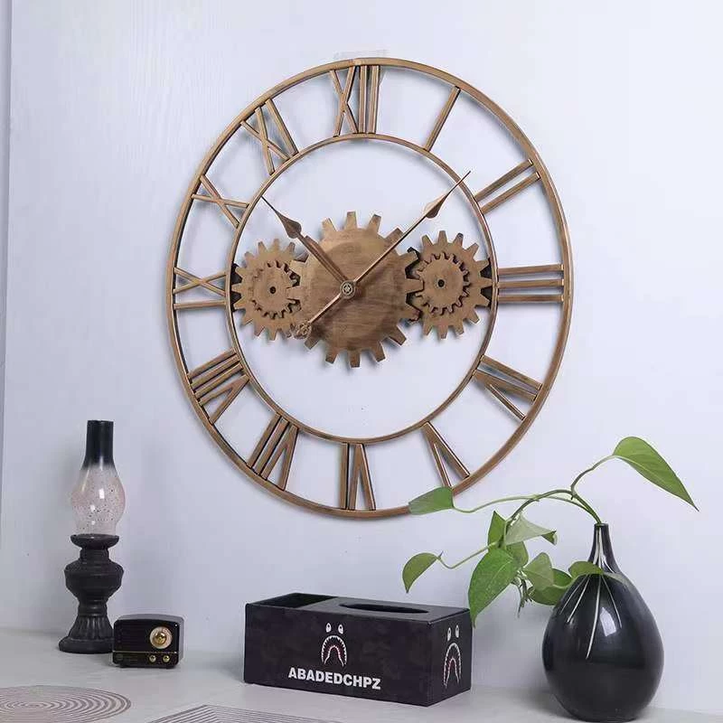 The Golden Triangle India Cortex Metal Wall Clock - Bronze 4 The Golden Triangle India Cortex Metal Wall Clock - Bronze