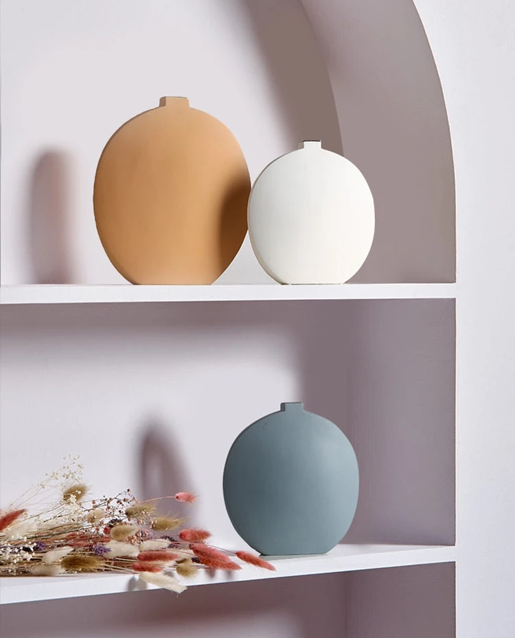 The Golden Triangle India Vases Iben Nordic Vase - Sky Blue 5 The Golden Triangle India Vases Iben Nordic Vase - Sky Blue