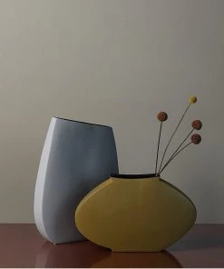 The Golden Triangle India Gustav Nordic Vase - Olive Vases 11 The Golden Triangle India Gustav Nordic Vase - Olive Vases