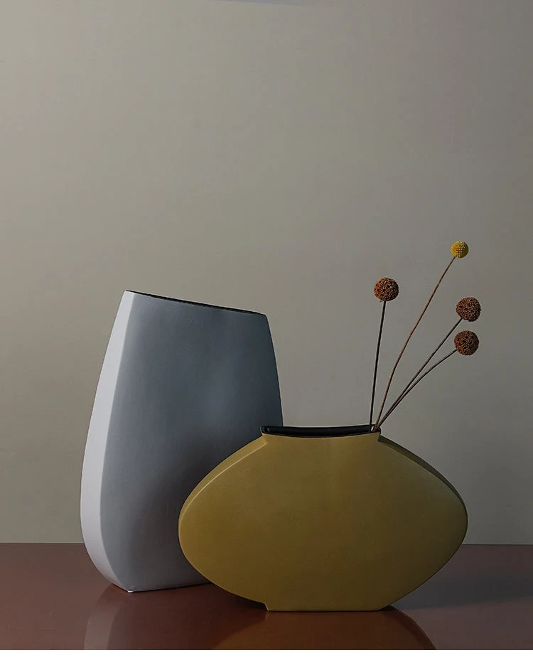 The Golden Triangle India Gustav Nordic Vase - Olive Vases 7 The Golden Triangle India Gustav Nordic Vase - Olive Vases